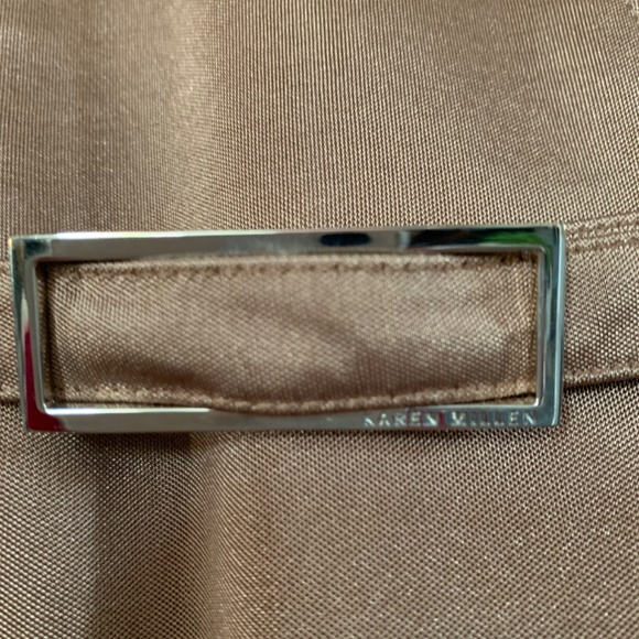 Karen Millen blush (6) fitted shirt-dress, midi-length, like new. - Picture 15 of 16